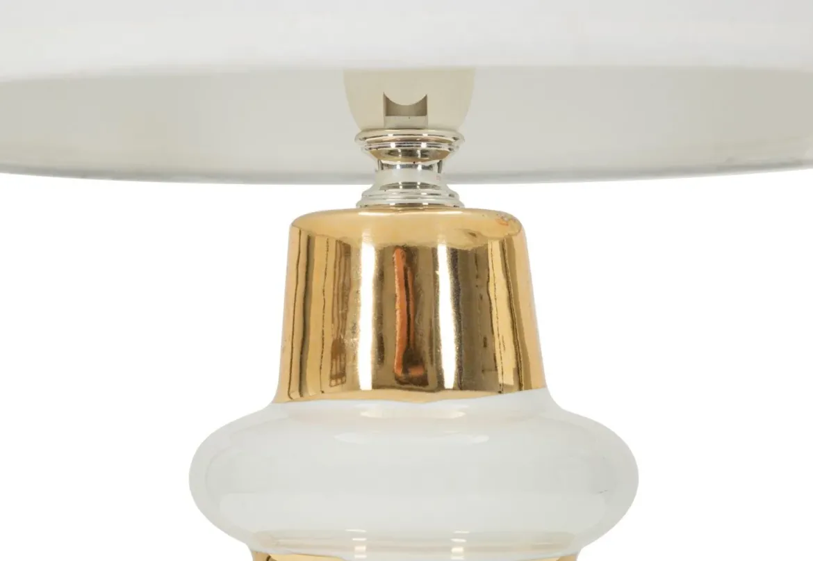 Lampa z ceramiczną podstawą, TAVOLO, Ø 23 cm