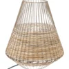 Lampa z wikliny i metalu CHERAW, 33,5 cm