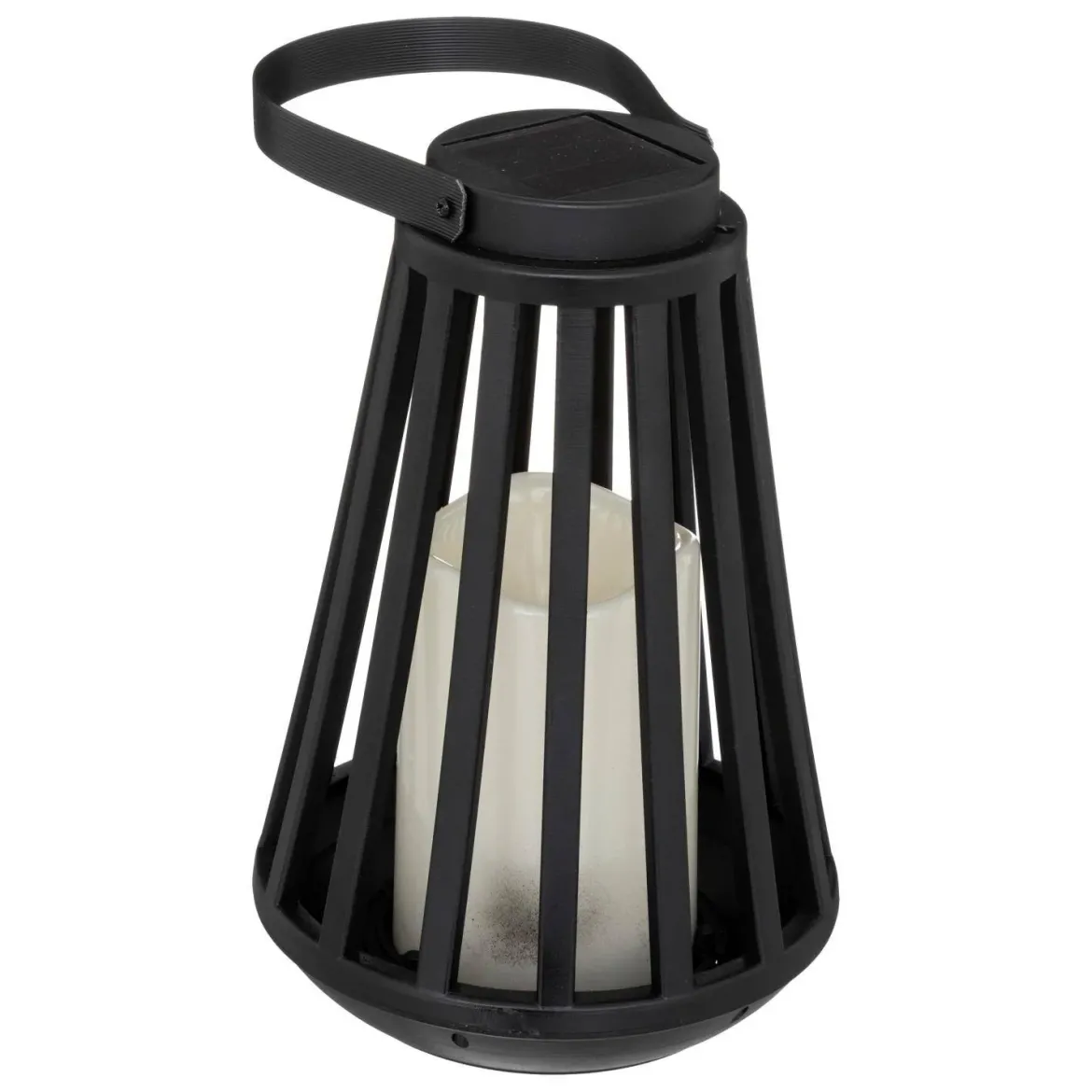 Lampion solarny Brit, efekt płomienia, wys. 21,5 cm