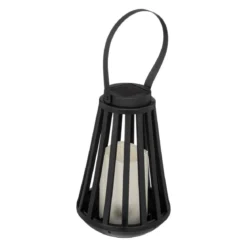 Lampion solarny Brit, efekt płomienia, wys. 21,5 cm