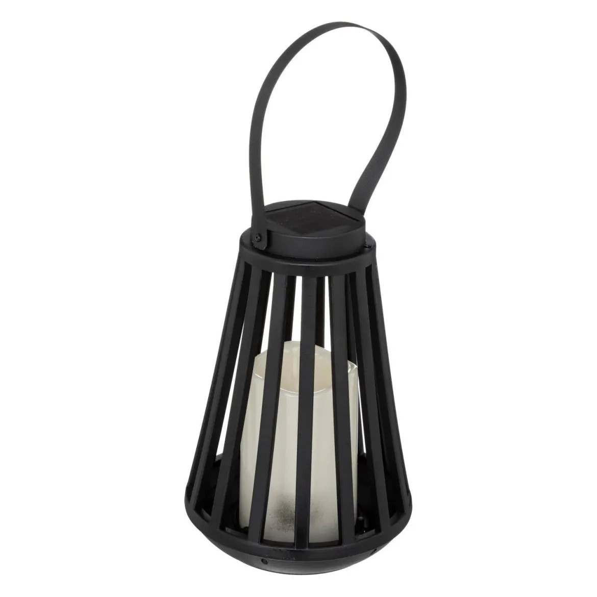 Lampion solarny Brit, efekt płomienia, wys. 21,5 cm