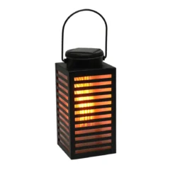 Lampion solarny LED, 10 x 10 x 18,5 cm