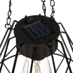 Lampion solarny ogrodowy FLAVE, wys. 60 cm, wiszący
