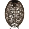 Lampion solarny z plecionym kloszem, Ø 21cm