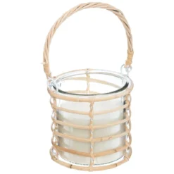Lampion, świeca przeciw komarom, zapach trawy cytrynowej, 430 g
