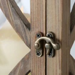 Lampiony drewniane KAROL, duże, 2 sztuki