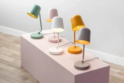 Lampka na biurko metalowa ENCANTAR, wys. 38,5 cm