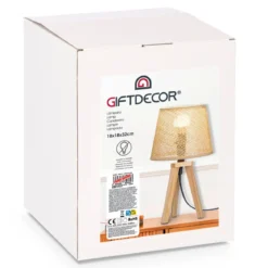 Lampka nocna boho NATURAL, 32 cm