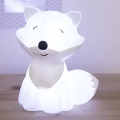 Lampka nocna dla dziecka na baterie LISEK, 17 cm