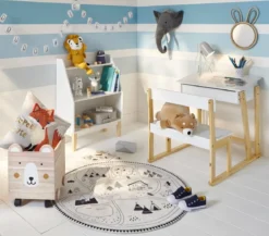 Lampka nocna dla dziecka na baterie LISEK, 17 cm