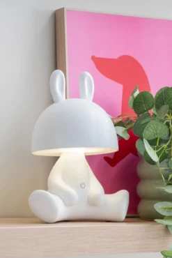 Lampka nocna do pokoju dziecka BUNNY, bezprzewodowa