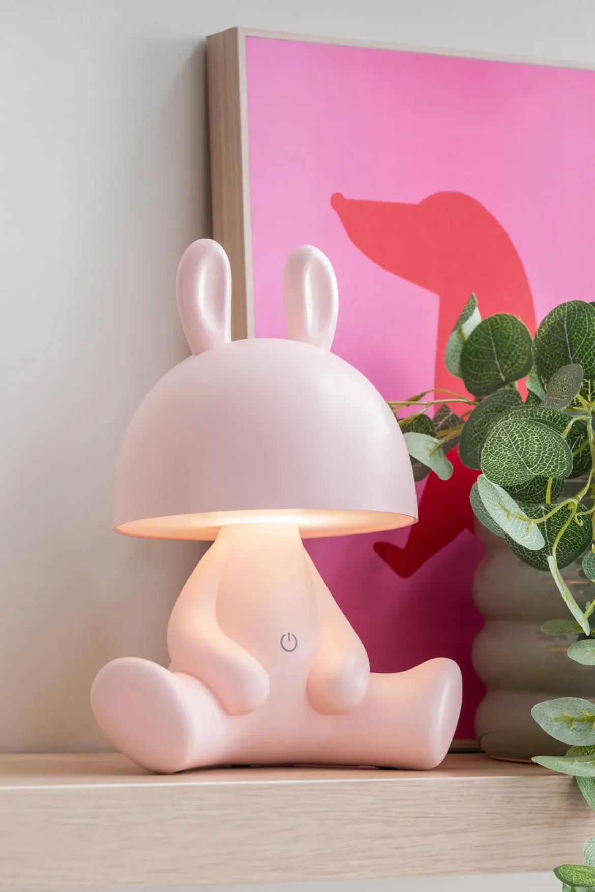 Lampka nocna do pokoju dziecka BUNNY, bezprzewodowa