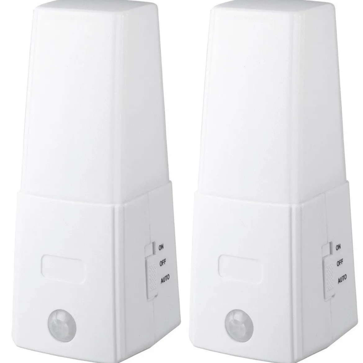 Lampka nocna LED z sensorem ruchu, 2w1 - 2 sztuki