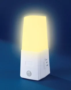 Lampka nocna LED z sensorem ruchu, 2w1 - 2 sztuki