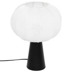 Lampka nocna TOBIE z bawełnianym abażurem, Ø 25 cm