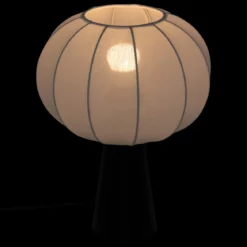 Lampka nocna TOBIE z bawełnianym abażurem, Ø 25 cm