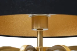 Lampka nocna ze złotym stelażem, Ø 38 cm