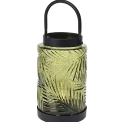 Latarenka LED, kolorowe szkło, 26 cm