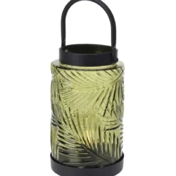 Latarenka LED, kolorowe szkło, 20,5 cm