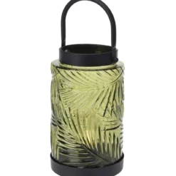 Latarenka LED, kolorowe szkło, 20,5 cm
