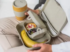 Lunchbox PASCAL READY, zestaw 3 pojemników i sztućce, KOZIOL