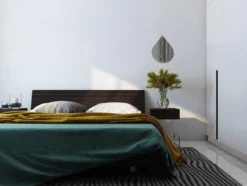 Lusterko ścienne w kształcie kropli, 39 cm