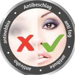 Lusterko kosmetyczne QUADRO, Vacuum-Loc, anti-fog WENKO