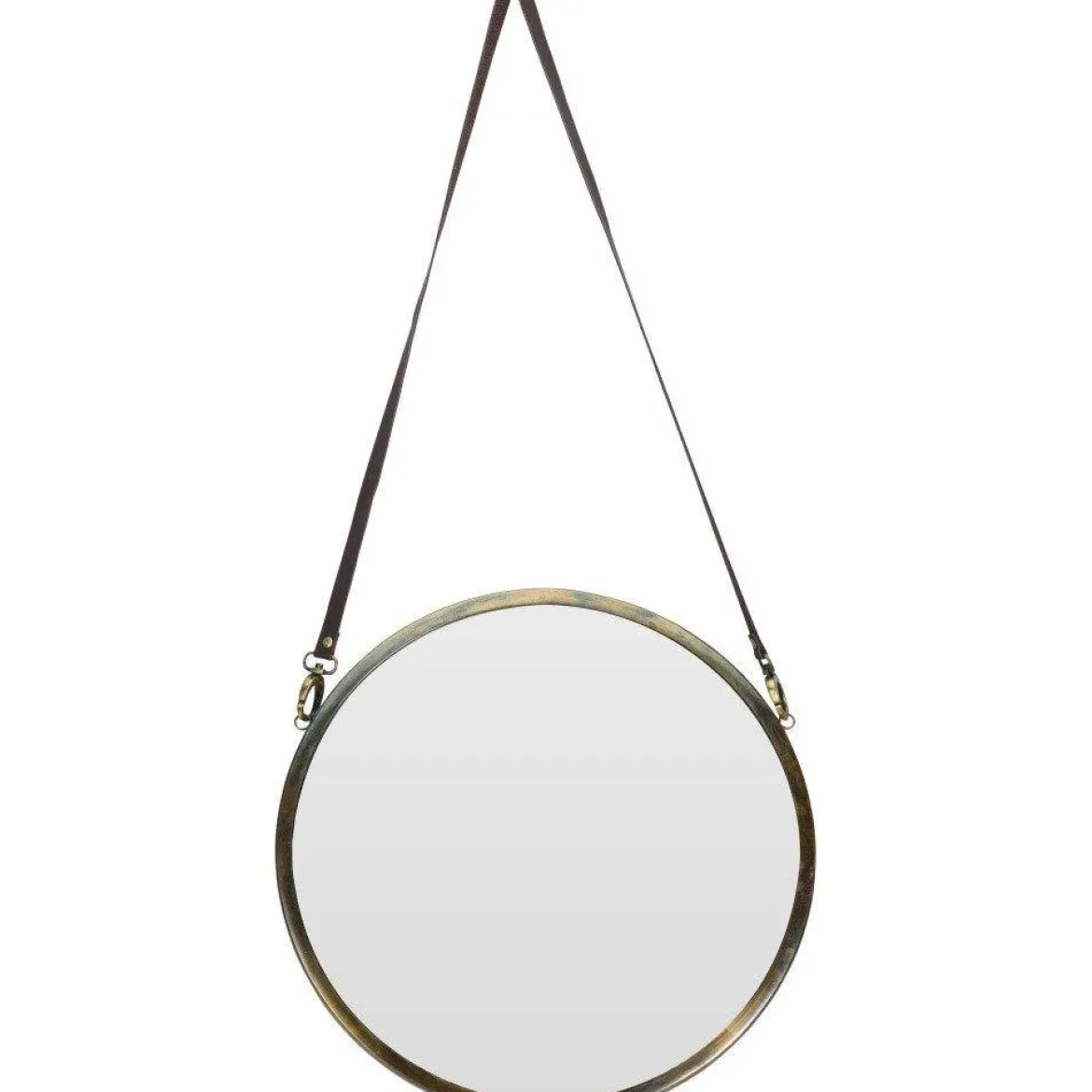 Lusterko kosmetyczne, wiszące, dekoracyjne, okrągłe, 42 cm