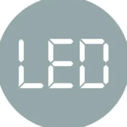 Lusterko kosmetyczne z LED na ścianę LUMI, montaż bez wiercenia