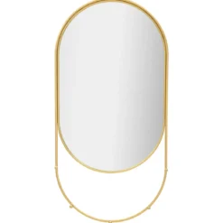 Lustro ścienne z haczykami 40 x 80 cm