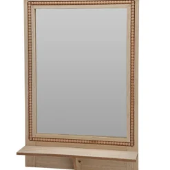 Lustro ścienne z półką, 40 x 60 cm