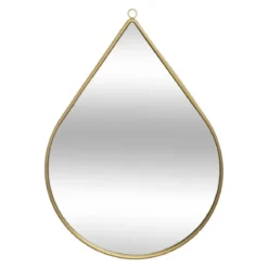 Lustro dekoracyjne w kształcie kropli, 21 x 29 cm