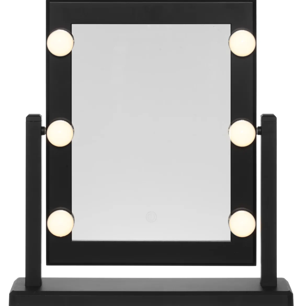 Lustro do makijażu z lampkami LED, 37 x 41 cm