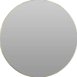 Lustro okrągłej w minimalistycznej ramie, Ø 55 cm