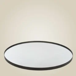 Lustro okrągłe NOOR, metalowa rama, Ø 80 cm
