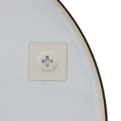 Lustro okrągłe w metalowej ramie OW, Ø 70 cm