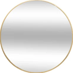 Lustro okrągłe w metalowej ramie OW, Ø 70 cm
