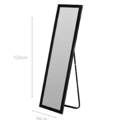 Lustro stojące prostokątne 126 cm