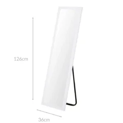 Lustro stojące prostokątne 126 cm