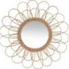 Lustro w wiklinowej ramie, 55 cm