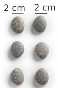 Magnesy do notatek STONE, polyresin, 6 sztuk, ZELLER