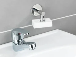 Magnetyczny uchwyt, mydelniczka Turbo-Loc® ze stali nierdzewnej, WENKO
