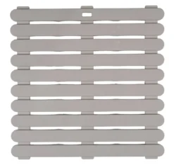 Mata antypoślizgowa do brodzika lub sauny, plecionka plastikowa DUCKBOARD - 55 x 55 cm, WENKO