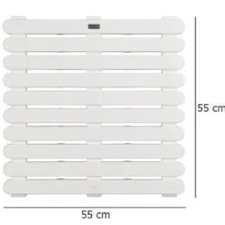 Mata antypoślizgowa do brodzika lub sauny, plecionka plastikowa DUCKBOARD - 55 x 55 cm, WENKO