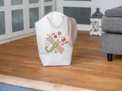 Mały kosz na pranie z uchwytami ze sznurka, 58 l, WENKO