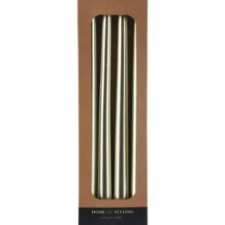 Metaliczne świece stołowe, 30 cm