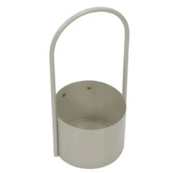 Metalowa doniczka z rączką, Ø 13 x 30 cm