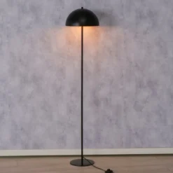Metalowa lampa stojąca PETUNIA grzybek, wys. 140 cm