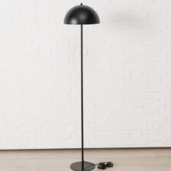 Metalowa lampa stojąca PETUNIA grzybek, wys. 140 cm