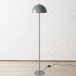 Metalowa lampa stojąca PETUNIA grzybek, wys. 140 cm